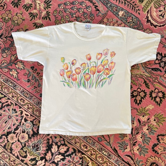 Vintage PSI Printed Sportswear T Shirt - Picture 1 of 5